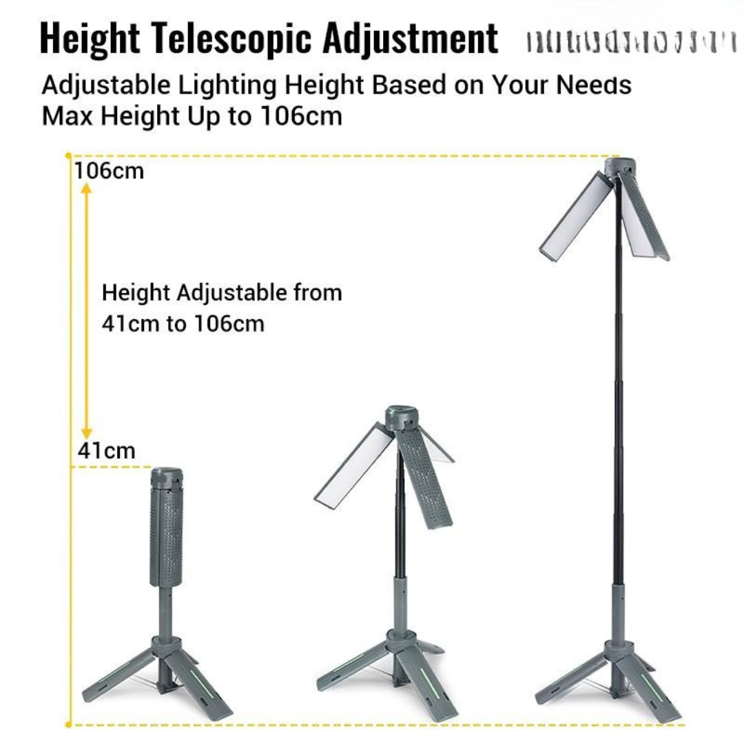 8000mAh Camping Light with Adjustable Stand
