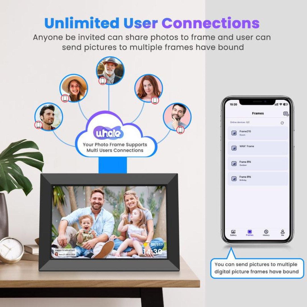 WiFi Digital Picture Frame 10.1 inch