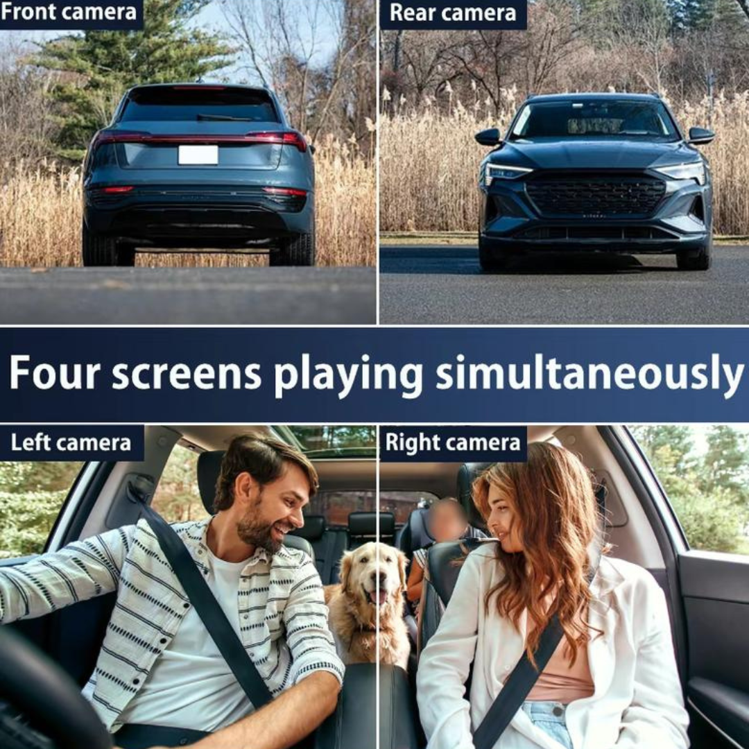 4 Channel Car Dash Cam 1080P HD