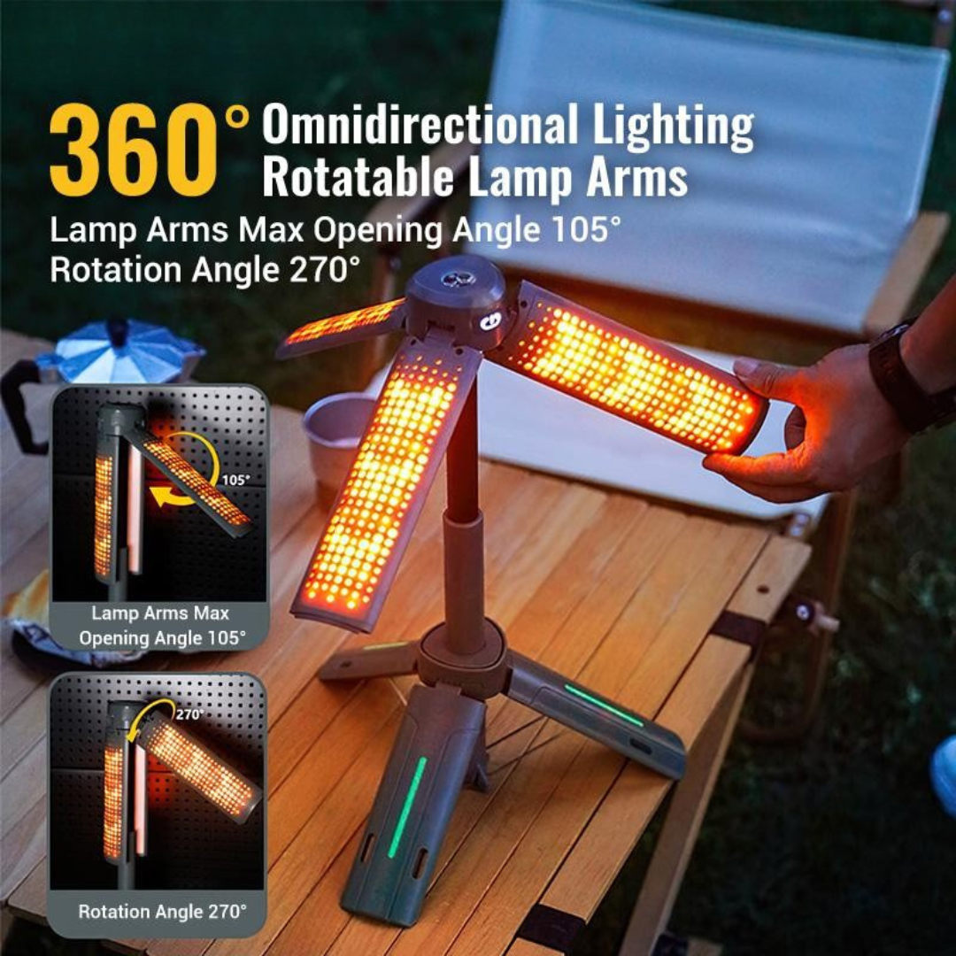 8000mAh Camping Light with Adjustable Stand