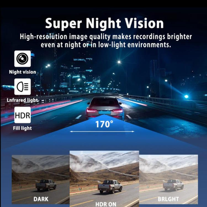 4 Channel Car Dash Cam 1080P HD