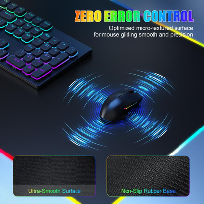 RGB Glowing Waterproof Mouse Pad