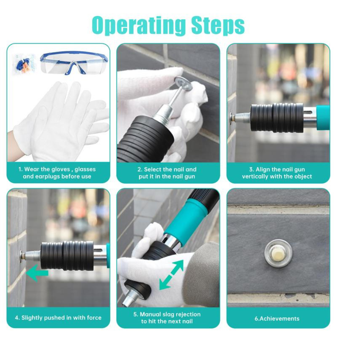 Concrete Nail Gun Kit