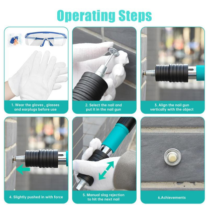 Concrete Nail Gun Kit