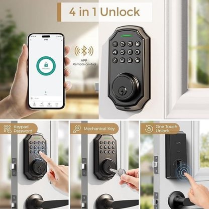 Keyless Door Lock with 50/100 Codes and Box