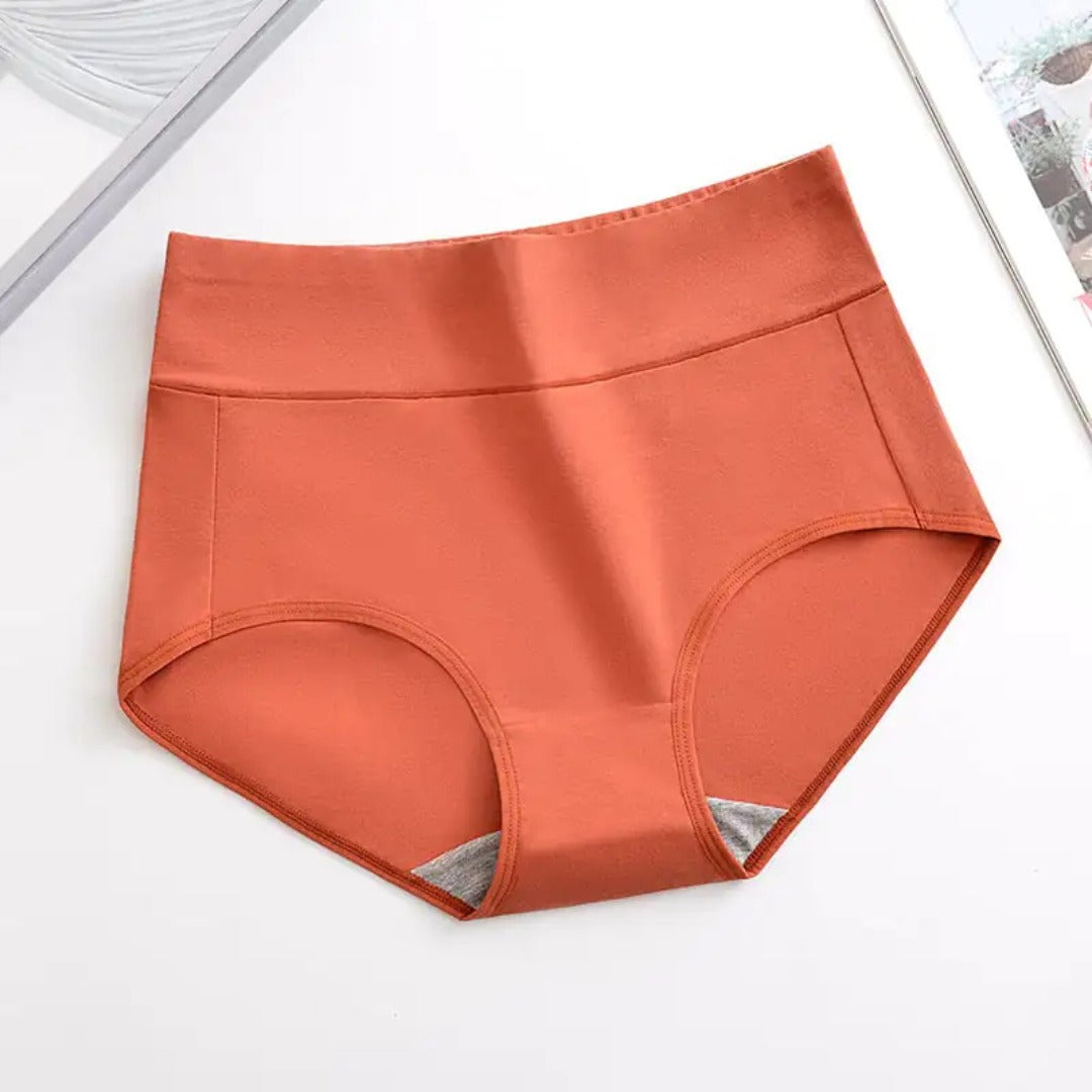 SELGRA Women's Plus Size XL-5XL High Waisted Cotton Underwear