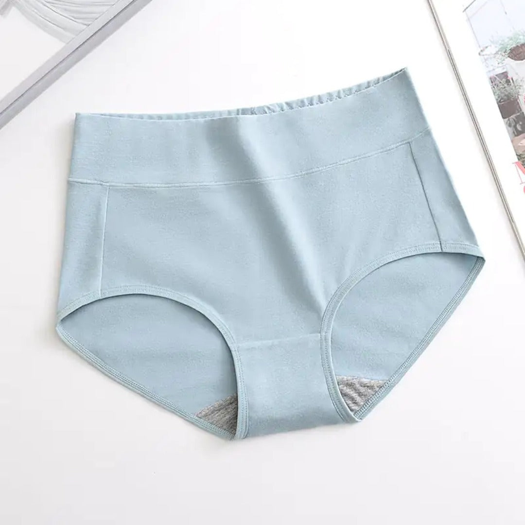 SELGRA Women's Plus Size XL-5XL High Waisted Cotton Underwear